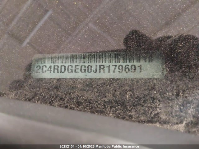 Aukcja sprzedaży 2018 Dodge Grand Caravan Crew, vin: 2C4RDGEG0JR179691, numer aukcji: 20252154