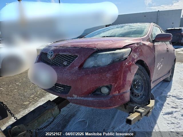 20252167 :رقم المزاد ، 2T1BU4EE4AC212013 vin ، 2010 Toyota Corolla مزاد بيع