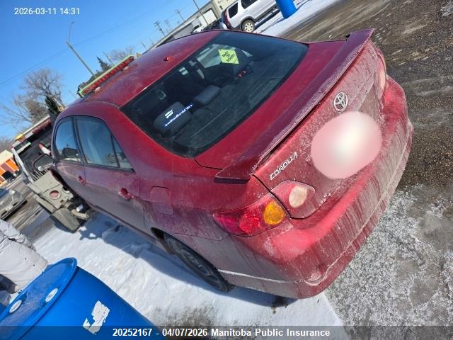 20252167 :رقم المزاد ، 2T1BU4EE4AC212013 vin ، 2010 Toyota Corolla مزاد بيع