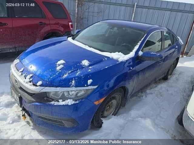 Продаж на аукціоні авто 2016 Honda Civic Lx, vin: 2HGFC2F52GH027577, номер лоту: 20252177