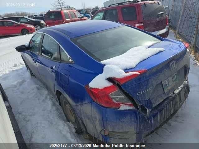 Продаж на аукціоні авто 2016 Honda Civic Lx, vin: 2HGFC2F52GH027577, номер лоту: 20252177