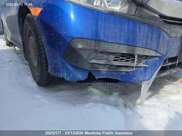 Продаж на аукціоні авто 2016 Honda Civic Lx, vin: 2HGFC2F52GH027577, номер лоту: 20252177