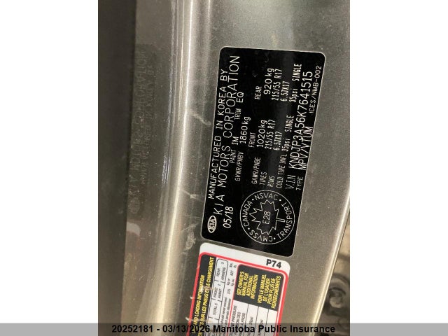 Aukcja sprzedaży 2019 Kia Soul Ex, vin: KNDJP3A56K7641515, numer aukcji: 20252181