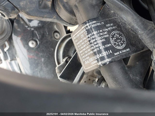 Продаж на аукціоні авто 2013 Kawasaki Ex300 Ninja 300 Abs Se, vin: JKAEX8B15DDA00514, номер лоту: 20252191