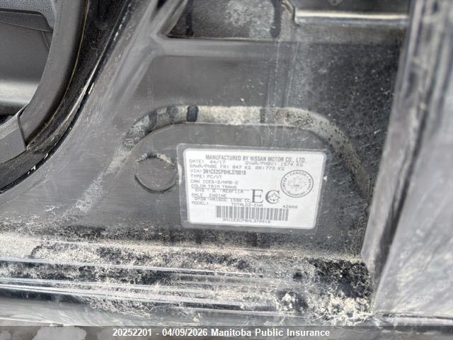 2017 Nissan Versa Note Sv მანქანა იყიდება აუქციონზე, vin: 3N1CE2CP8HL370018, აუქციონის ნომერი: 20252201