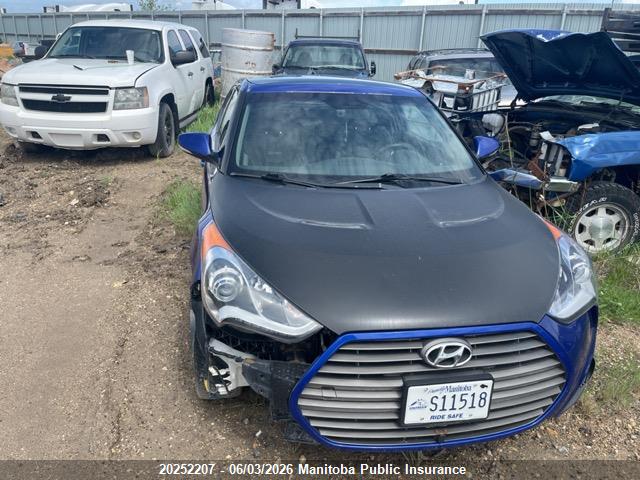 20252207 :رقم المزاد ، KMHTC6AE9EU200341 vin ، 2014 Hyundai Veloster Turbo مزاد بيع