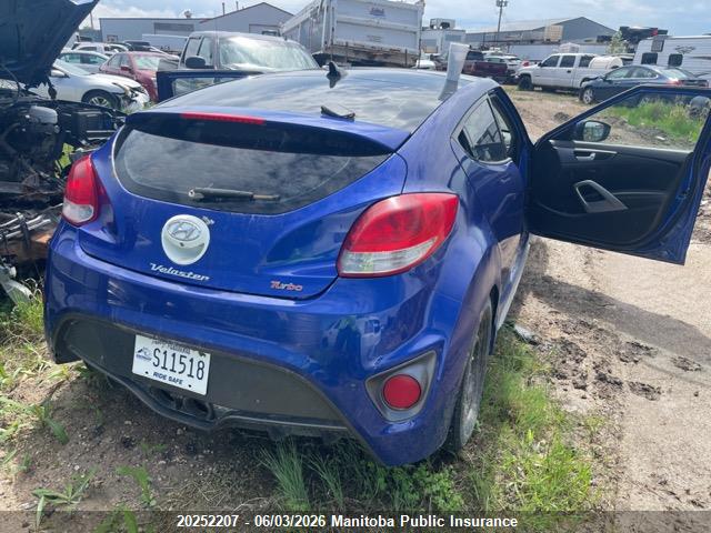 20252207 :رقم المزاد ، KMHTC6AE9EU200341 vin ، 2014 Hyundai Veloster Turbo مزاد بيع