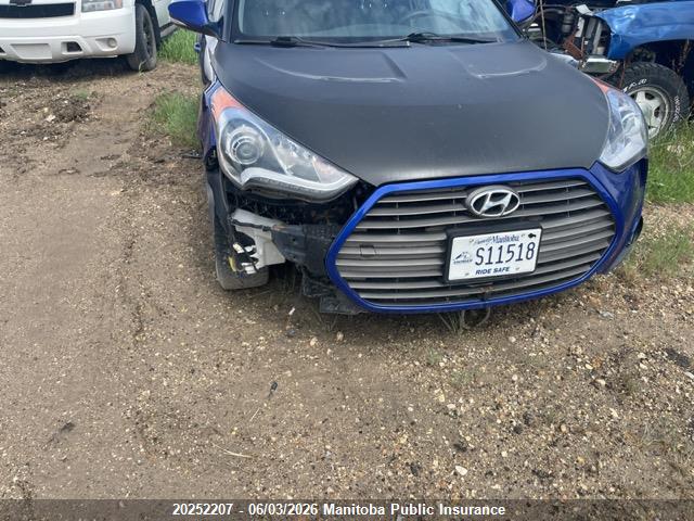 20252207 :رقم المزاد ، KMHTC6AE9EU200341 vin ، 2014 Hyundai Veloster Turbo مزاد بيع