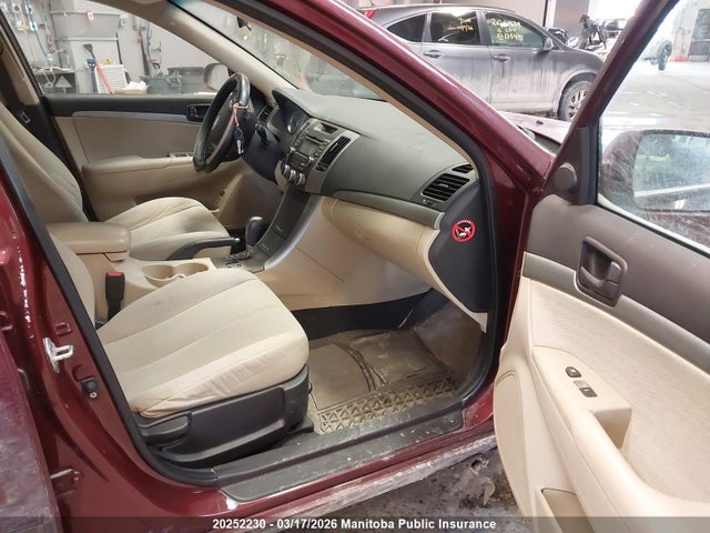 2010 Hyundai Sonata Gl მანქანა იყიდება აუქციონზე, vin: 5NPET4AC6AH605187, აუქციონის ნომერი: 20252230