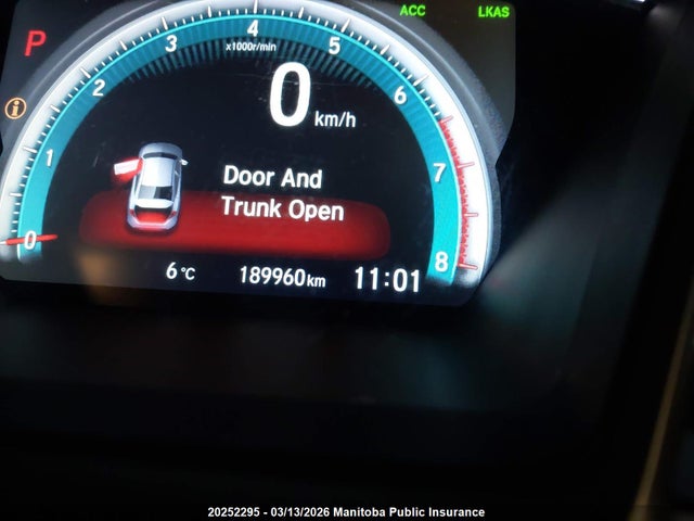 2HGFC1F9XHH102525 Honda Civic Touring