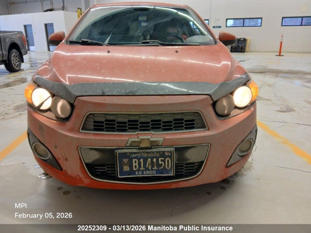 Aukcja sprzedaży 2012 Chevrolet Sonic Lt, vin: 1G1JC6EH2C4108686, numer aukcji: 20252309