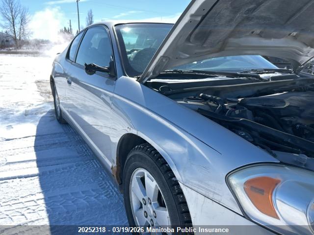 Продажа на аукционе авто 2006 Chevrolet Monte Carlo Ls, vin: 2G1WJ15N769390801, номер лота: 20252318