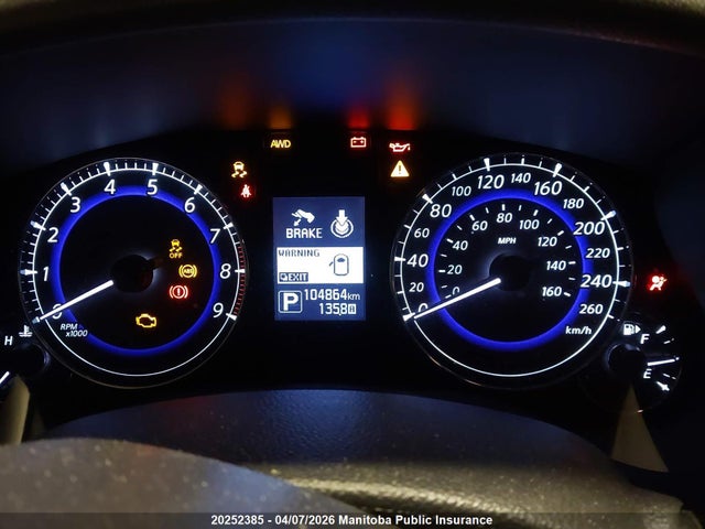 20252385 :رقم المزاد ، JN1BJ0RR2GM260185 vin ، 2016 Infiniti Qx50 مزاد بيع