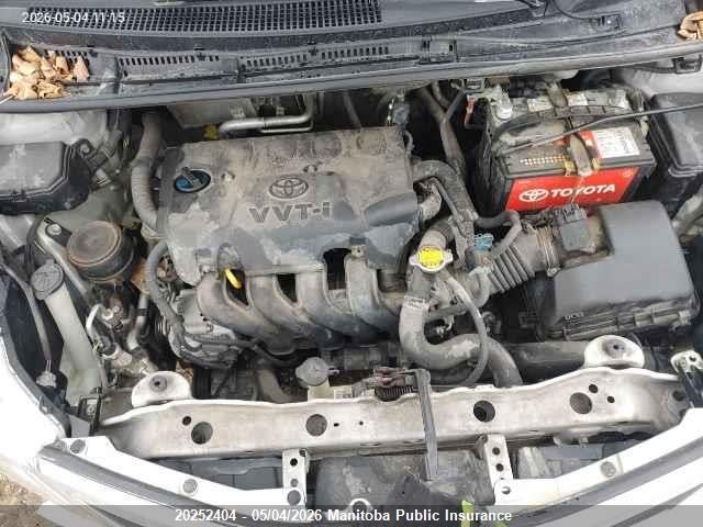20252404 :رقم المزاد ، VNKKTUD31EA011934 vin ، 2014 Toyota Yaris Le مزاد بيع