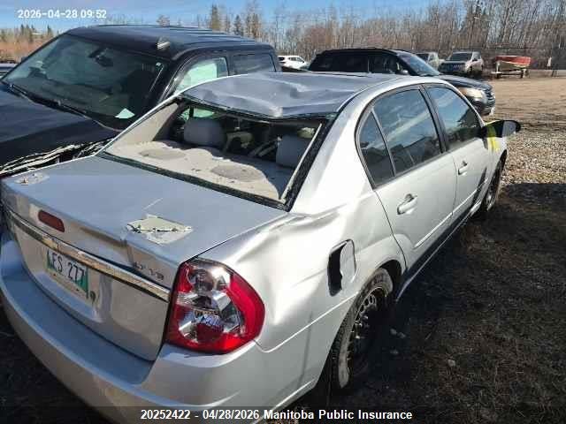 2004 Chevrolet Malibu Lt V6 მანქანა იყიდება აუქციონზე, vin: 1G1ZU54874F122004, აუქციონის ნომერი: 20252422