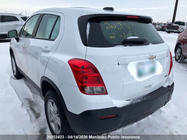 Aukcja sprzedaży 2015 Chevrolet Trax Ls, vin: 3GNCJKSB2FL212714, numer aukcji: 20252423