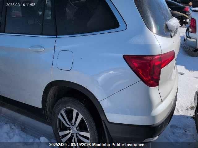 5FNYF6H7XGB501270 Honda Pilot Ex-l