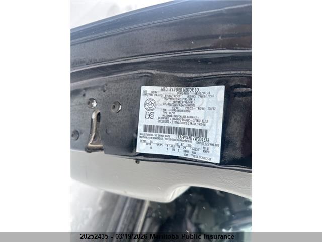 2007 Ford Focus Zx4 S მანქანა იყიდება აუქციონზე, vin: 1FAFP34N17W304576, აუქციონის ნომერი: 20252435