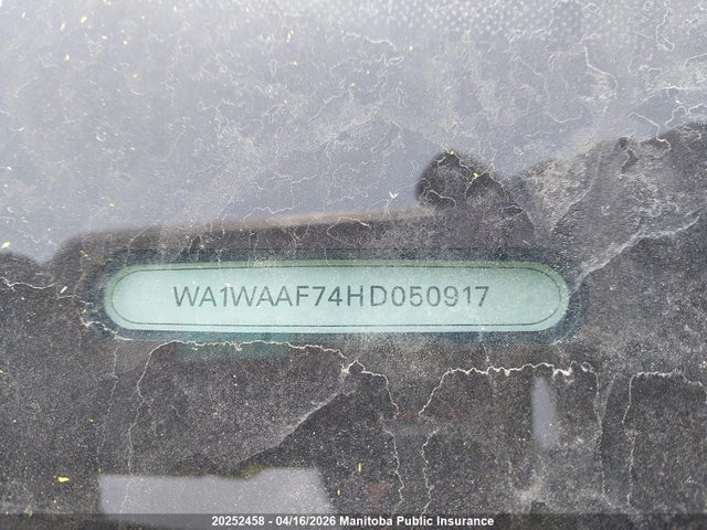Продаж на аукціоні авто 2017 Audi Q7 V6, vin: WA1WAAF74HD050917, номер лоту: 20252458