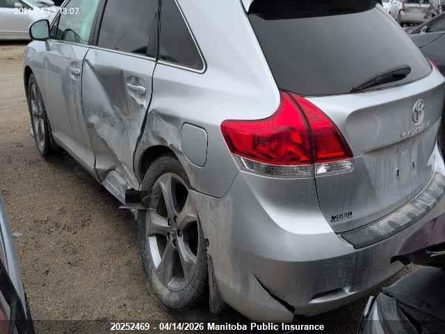 2011 Toyota Venza V6 მანქანა იყიდება აუქციონზე, vin: 4T3BK3BB1BU062895, აუქციონის ნომერი: 20252469