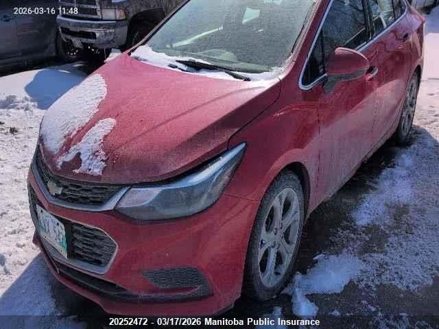 1G1BF5SM5J7180064 Chevrolet Cruze Lt Turbo