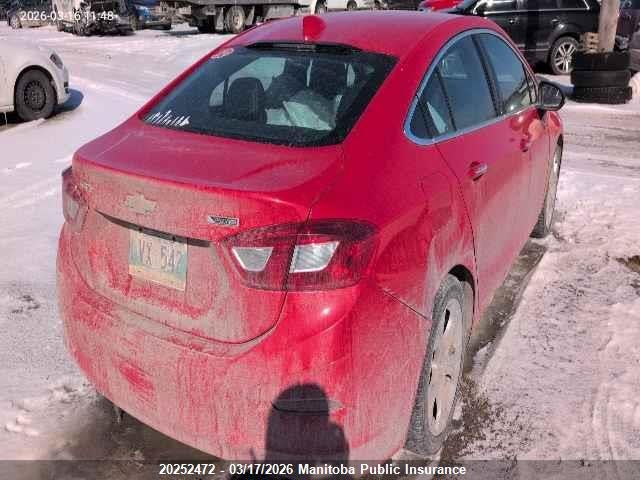 1G1BF5SM5J7180064 Chevrolet Cruze Lt Turbo