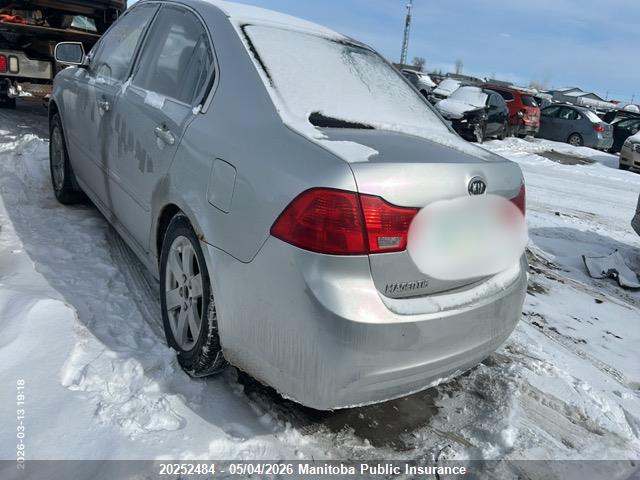 2010 Kia Magentis Lx მანქანა იყიდება აუქციონზე, vin: KNAGG4A83A5405678, აუქციონის ნომერი: 20252484