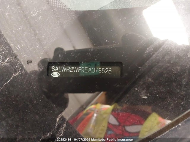 SALWR2WF9EA378528 Land Rover Range Rover Sport Hse