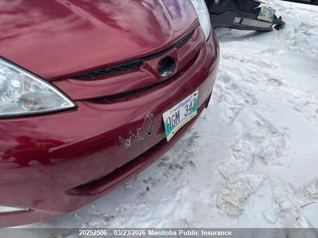 20252506 :رقم المزاد ، 5TDZK23C37S069436 vin ، 2007 Toyota Sienna Ce V6 مزاد بيع