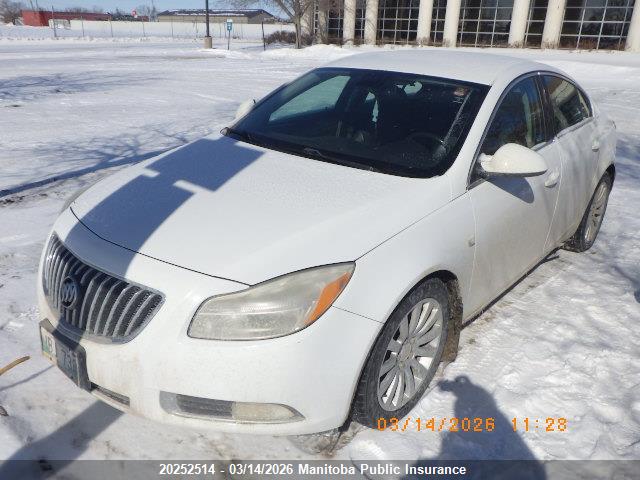 Aukcja sprzedaży 2011 Buick Regal Cxl, vin: W04GR5EC6B1006557, numer aukcji: 20252514