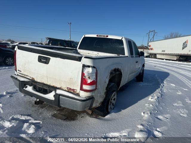 20252515 :رقم المزاد ، 1GTEK19019Z115482 vin ، 2009 Gmc Sierra 1500 Wt Ext Cab مزاد بيع