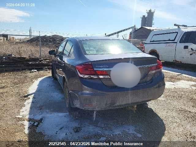 Aukcja sprzedaży 2015 Honda Civic Ex, vin: 2HGFB2F59FH022457, numer aukcji: 20252545