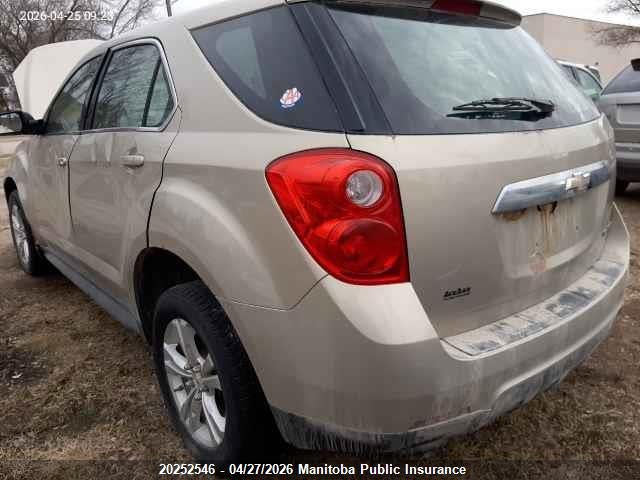 2012 Chevrolet Equinox Ls მანქანა იყიდება აუქციონზე, vin: 2GNALBEK5C6352611, აუქციონის ნომერი: 20252546