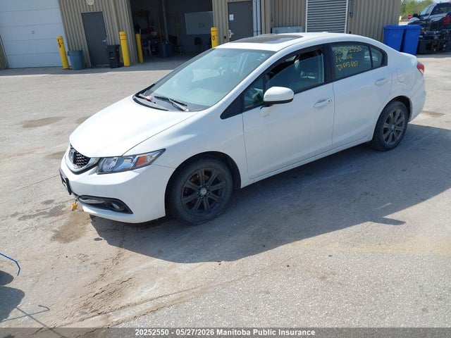 Auction sale of the 2014 Honda Civic Touring, vin: 2HGFB2F70EH015607, lot number: 20252550