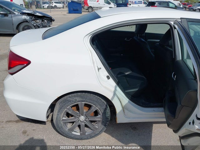 Auction sale of the 2014 Honda Civic Touring, vin: 2HGFB2F70EH015607, lot number: 20252550
