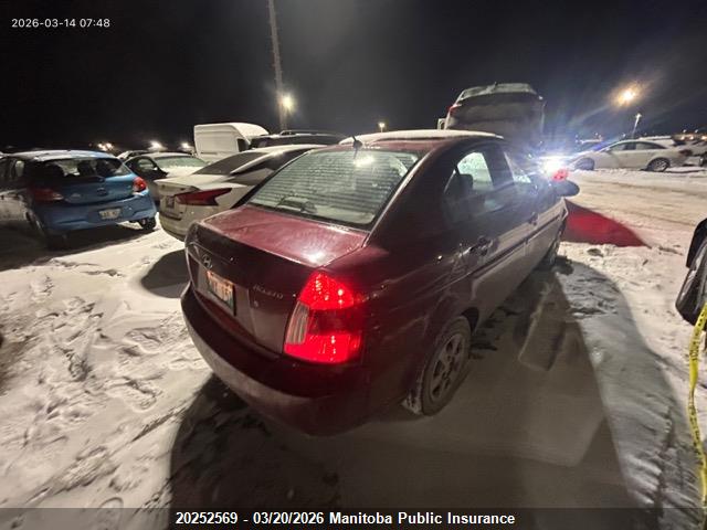 2006 Hyundai Accent Gl მანქანა იყიდება აუქციონზე, vin: KMHCN45C06U003454, აუქციონის ნომერი: 20252569