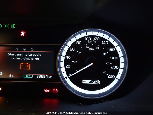 20252585 :رقم المزاد ، KNDCC3LC3L5429393 vin ، 2020 Kia Niro Ex Premium مزاد بيع