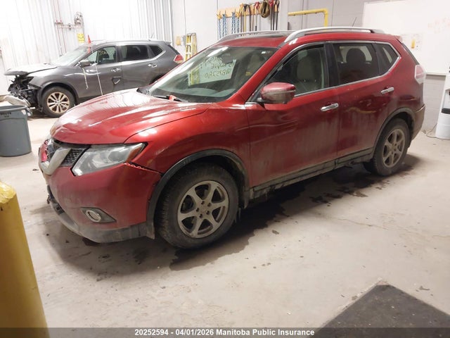 2015 Nissan Rogue Sl მანქანა იყიდება აუქციონზე, vin: 5N1AT2MVXFC875280, აუქციონის ნომერი: 20252594