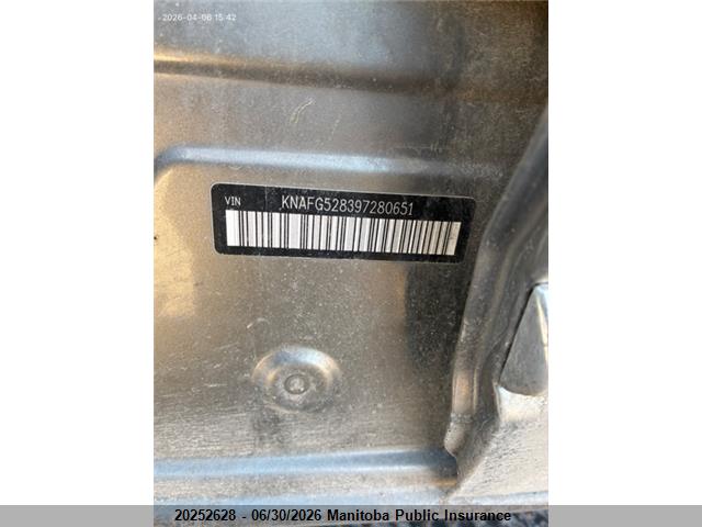 Продаж на аукціоні авто 2009 Kia Rondo Ex, vin: KNAFG528397280651, номер лоту: 20252628