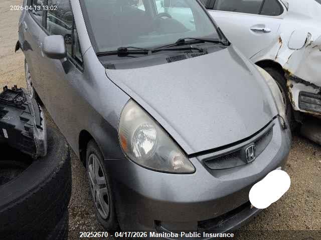 Aukcja sprzedaży 2007 Honda Fit Lx, vin: JHMGD384X7S805058, numer aukcji: 20252670