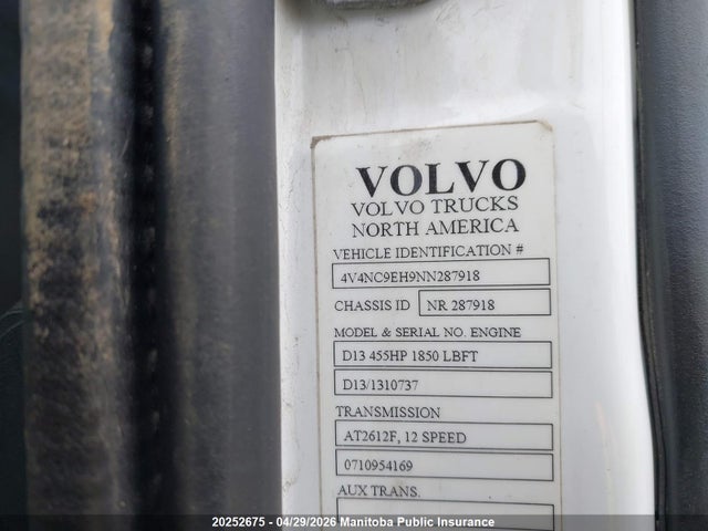 4V4NC9EH9NN287918 Volvo Vnl 760