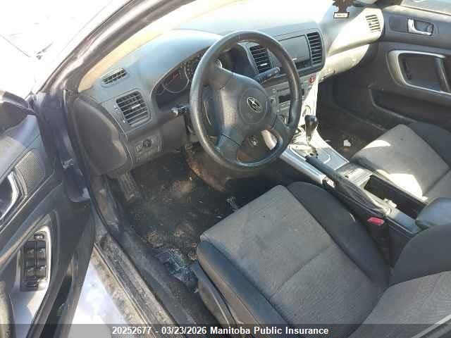 Продаж на аукціоні авто 2005 Subaru Legacy 2.5i, vin: 4S3BL616557227267, номер лоту: 20252677