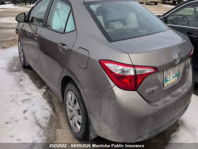 2015 Toyota Corolla Le მანქანა იყიდება აუქციონზე, vin: 2T1BURHE0FC270376, აუქციონის ნომერი: 20252682