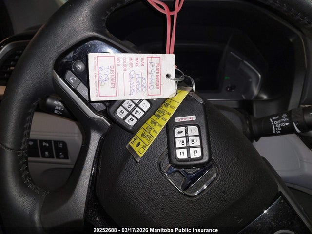 Продаж на аукціоні авто 2020 Honda Odyssey Touring, vin: 5FNRL6H89LB504953, номер лоту: 20252688