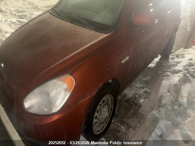 20252692 :رقم المزاد ، KMHCN3BC4AU152358 vin ، 2010 Hyundai Accent Gl مزاد بيع