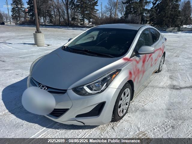 Продажа на аукционе авто 2015 Hyundai Elantra Gl, vin: 5NPDH4AE3FH553653, номер лота: 20252699