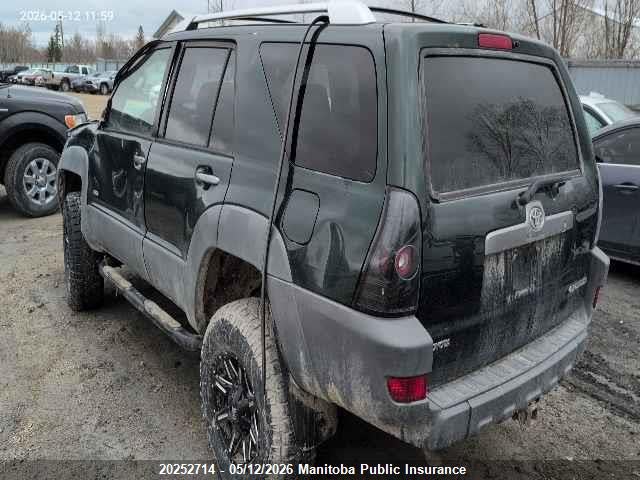 20252714 :رقم المزاد ، JTEBU14R930001725 vin ، 2003 Toyota 4runner Sr5 V6 مزاد بيع