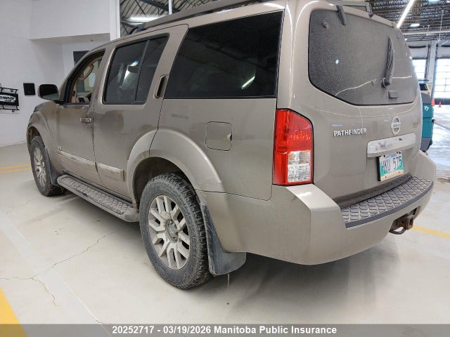20252717 :رقم المزاد ، 5N1BR18B78C613166 vin ، 2008 Nissan Pathfinder Le V8 مزاد بيع