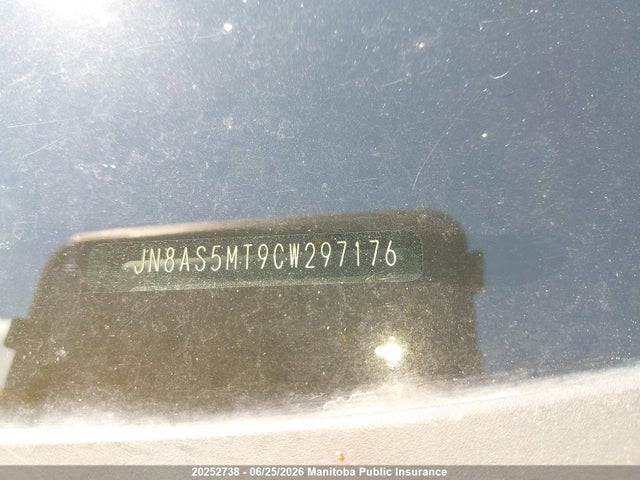 Aukcja sprzedaży 2012 Nissan Rogue Sv, vin: JN8AS5MT9CW297176, numer aukcji: 20252738