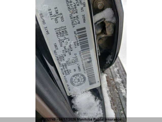 1999 Toyota 4runner Sr5 V6 მანქანა იყიდება აუქციონზე, vin: JT3HN86R4X0249201, აუქციონის ნომერი: 20252749